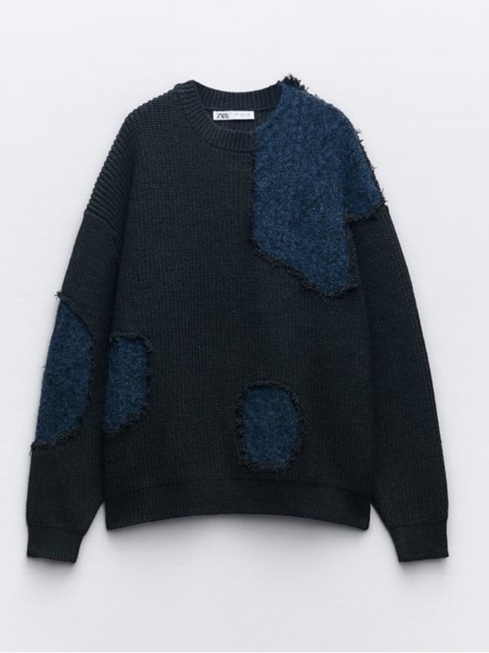 Zara Blogger Favorite Patchwork Sweater Medium